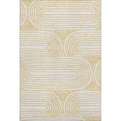 Premium Machine Washable Mayfield  Gold 5' x 7'6" Rug