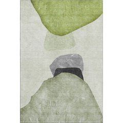 Premium Machine Washable Mayfield  Green 5' x 7'6" Rug
