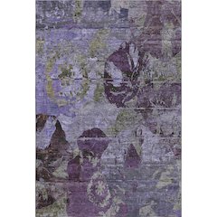 Premium Machine Washable Mayfield  Purple 5' x 7'6" Rug