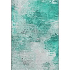 Premium Machine Washable Mayfield  Teal 5' x 7'6" Rug