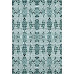 Premium Machine Washable Mayfield  Teal 5' x 7'6" Rug