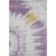 Premium Machine Washable Mayfield  Purple 5' x 7'6" Rug