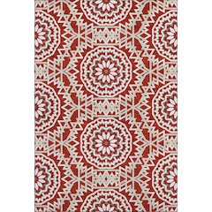 Premium Machine Washable Mayfield  Red 5' x 7'6" Rug