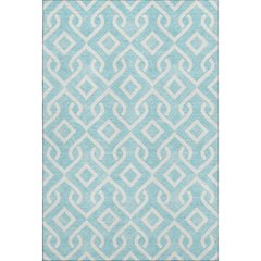 Premium Machine Washable Mayfield  Aqua 5' x 7'6" Rug