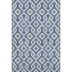 Premium Machine Washable Mayfield  Navy 5' x 7'6" Rug