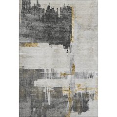 Premium Machine Washable Mayfield  Gray 5' x 7'6" Rug