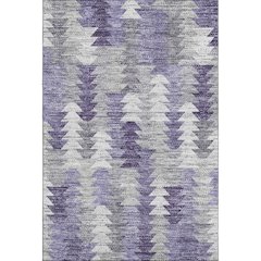 Premium Machine Washable Mayfield  Purple 5' x 7'6" Rug