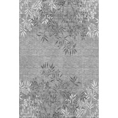 Premium Machine Washable Mayfield AMF673 Pewter 5' x 7'6" Rug