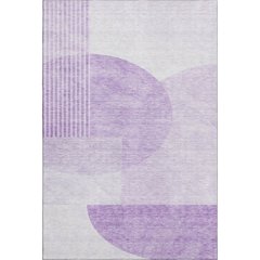 Premium Machine Washable Mayfield AMF678 Purple 5' x 7'6" Rug