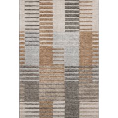 Premium Machine Washable Mayfield AMF687 Paprika 5' x 7'6" Rug