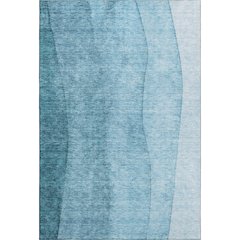 Premium Machine Washable Mayfield AMF690 Teal 5' x 7'6" Rug