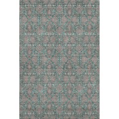 Premium Machine Washable Mayfield AMF702 Teal 5' x 7'6" Rug