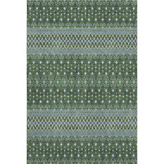 Premium Machine Washable Mayfield AMF708 Olive 5' x 7'6" Rug