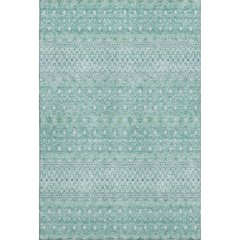 Premium Machine Washable Mayfield AMF709 Aqua 5' x 7'6" Rug