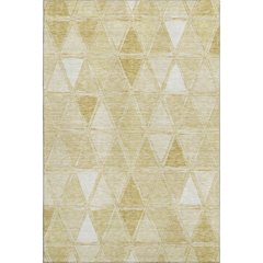 Premium Machine Washable Mayfield AMF722 Gold 5' x 7'6" Rug