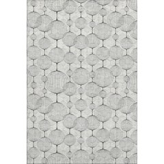 Premium Machine Washable Mayfield AMF732 White 5' x 7'6" Rug