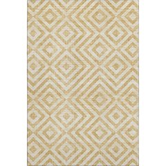 Premium Machine Washable Mayfield AMF733 Gold 5' x 7'6" Rug