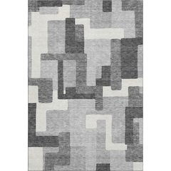 Premium Machine Washable Mayfield AMF740 Gray 5' x 7'6" Rug