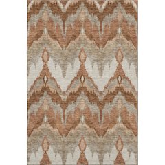 Premium Machine Washable Mayfield AMF743 Paprika 5' x 7'6" Rug
