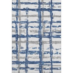 Premium Machine Washable Mayfield AMF745 Navy 5' x 7'6" Rug