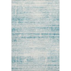 Premium Machine Washable Mayfield AMF747 Teal 5' x 7'6" Rug
