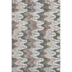 Premium Machine Washable Mayfield AMF750 Charcoal 5' x 7'6" Rug