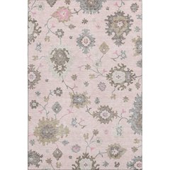 Premium Machine Washable Mayfield AMF753 Pink 5' x 7'6" Rug