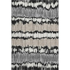 Premium Machine Washable Mayfield AMF755 Black 5' x 7'6" Rug