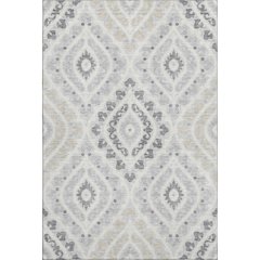 Premium Machine Washable Mayfield AMF761 Silver 5' x 7'6" Rug