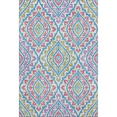 Premium Machine Washable Mayfield AMF761 White 5' x 7'6" Rug