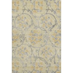 Premium Machine Washable Mayfield AMF762 Gold 5' x 7'6" Rug
