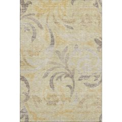 Premium Machine Washable Mayfield AMF764 Gold 5' x 7'6" Rug