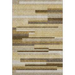 Premium Machine Washable Mayfield AMF766 Khaki 5' x 7'6" Rug