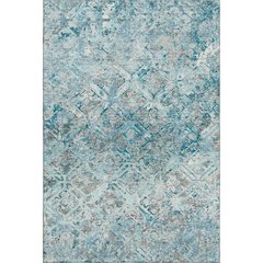 Premium Machine Washable Mayfield AMF768 Teal 5' x 7'6" Rug