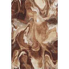 Premium Machine Washable Mayfield AMF802 Paprika 5' x 7'6" Rug