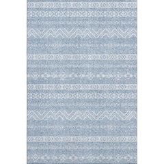 Premium Machine Washable Mayfield AMF803 Blue 5' x 7'6" Rug