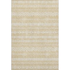 Premium Machine Washable Mayfield AMF803 Gold 5' x 7'6" Rug