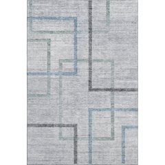 Premium Machine Washable Mayfield AMF826 Gray 5' x 7'6" Rug