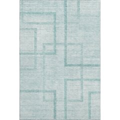 Premium Machine Washable Mayfield AMF827 Teal 5' x 7'6" Rug