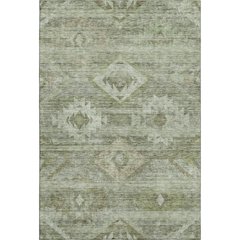 Premium Machine Washable Mayfield AMF837 Olive 5' x 7'6" Rug