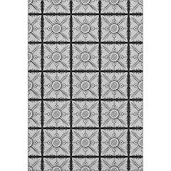Premium Machine Washable Mayfield AMF854 Black 5' x 7'6" Rug