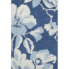 Premium Machine Washable Mayfield AMF857 Navy 5' x 7'6" Rug
