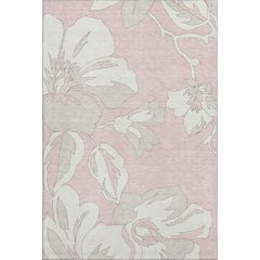 Premium Machine Washable Mayfield AMF857 Pink 5' x 7'6" Rug