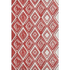 Premium Machine Washable Mayfield AMF862 Red 5' x 7'6" Rug