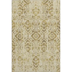 Premium Machine Washable Mayfield AMF868 Gold 5' x 7'6" Rug