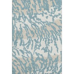 Premium Machine Washable Mayfield AMF873 Teal 5' x 7'6" Rug