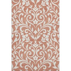 Premium Machine Washable Mayfield AMF875 Salmon 5' x 7'6" Rug