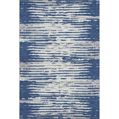 Premium Machine Washable Mayfield AMF888 Navy 5' x 7'6" Rug
