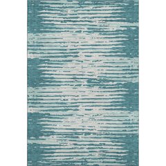 Premium Machine Washable Mayfield AMF888 Teal 5' x 7'6" Rug