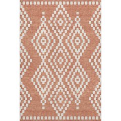 Premium Machine Washable Mayfield AMF891 Salmon 5' x 7'6" Rug